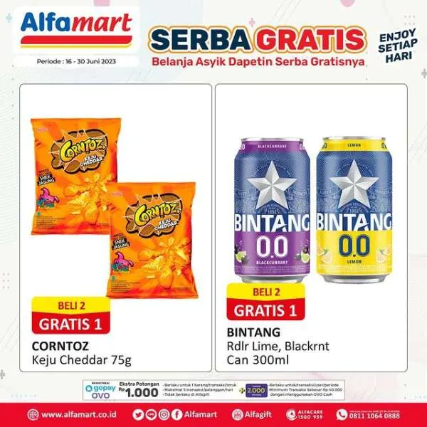 Promo Alfamart Serba Gratis Periode 16-30 Juni 2023