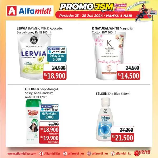 Promo JSM Alfamidi Hanya 4 Hari Spesial Gajian Periode 25-28 Juli 2024