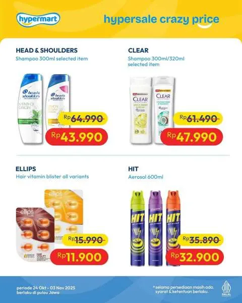 Promo Hypermart Hyper Sale Periode 24 Oktober-3 November 2025