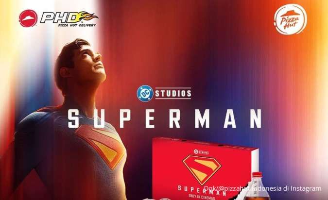Promo Pizza Hut dan Superman, Dapatkan Big Box Harga Spesial dengan Desain Baru