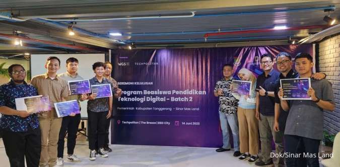 Sinar Mas Land Berikan Beasiswa Pendidikan Teknologi Digital bagi 60 Pemuda Tangerang