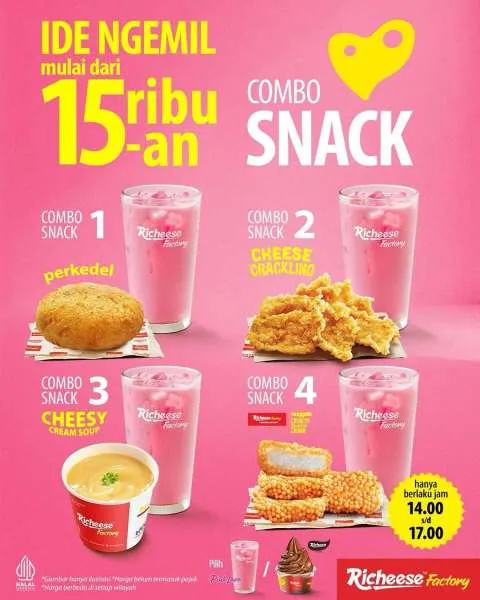Promo Richeese Factory Combo Snack