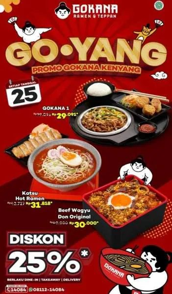 Promo Gokana Goyang 25