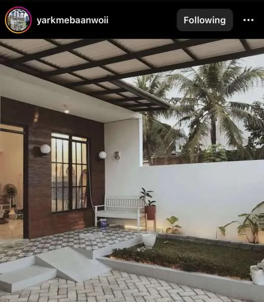 Rumah dua kamar minimalis nordic