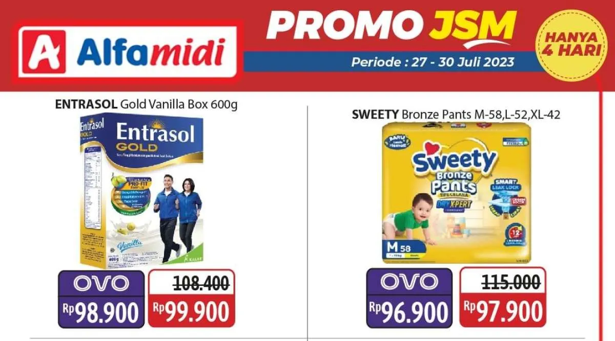 Katalog Promo JSM Alfamidi Terbaru Periode 27-30 Juli 2023, Promo Hanya 4 Hari!