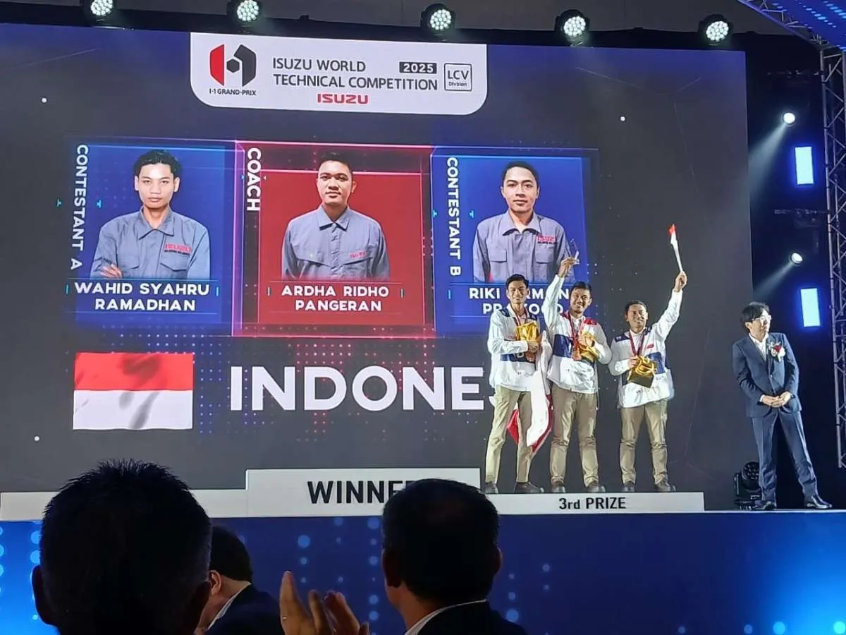 Isuzu Indonesia Ukir Prestasi di I-1GP LCV 2025, Ajang Kompetisi Mekanik Isuzu Dunia