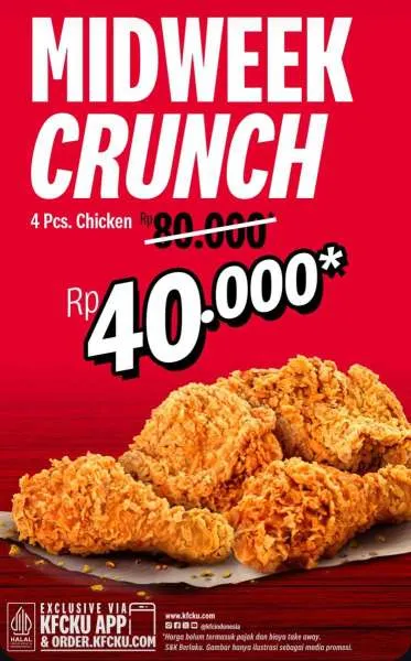 Promo KFC Midweek Crunch