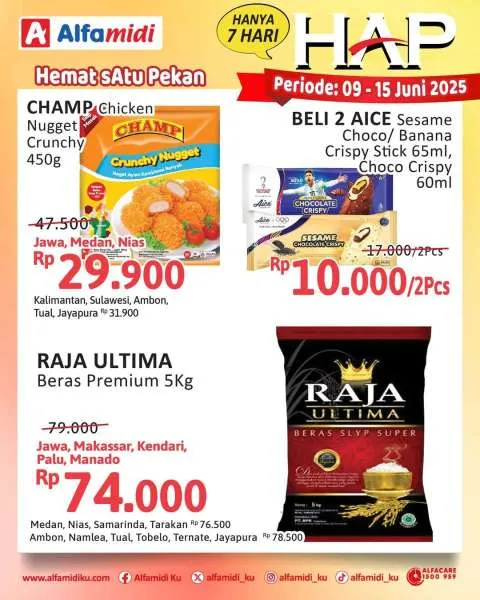 Promo Alfamidi Hemat Satu Pekan Periode 9-15 Juni 2025