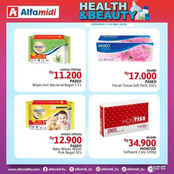 Promo Alfamidi Health & Beauty Periode 1-15 Mei 2024