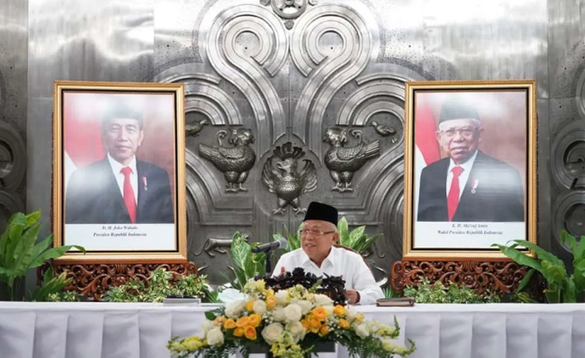 Ma'ruf Amin: Rasio utang Indonesia masih aman!