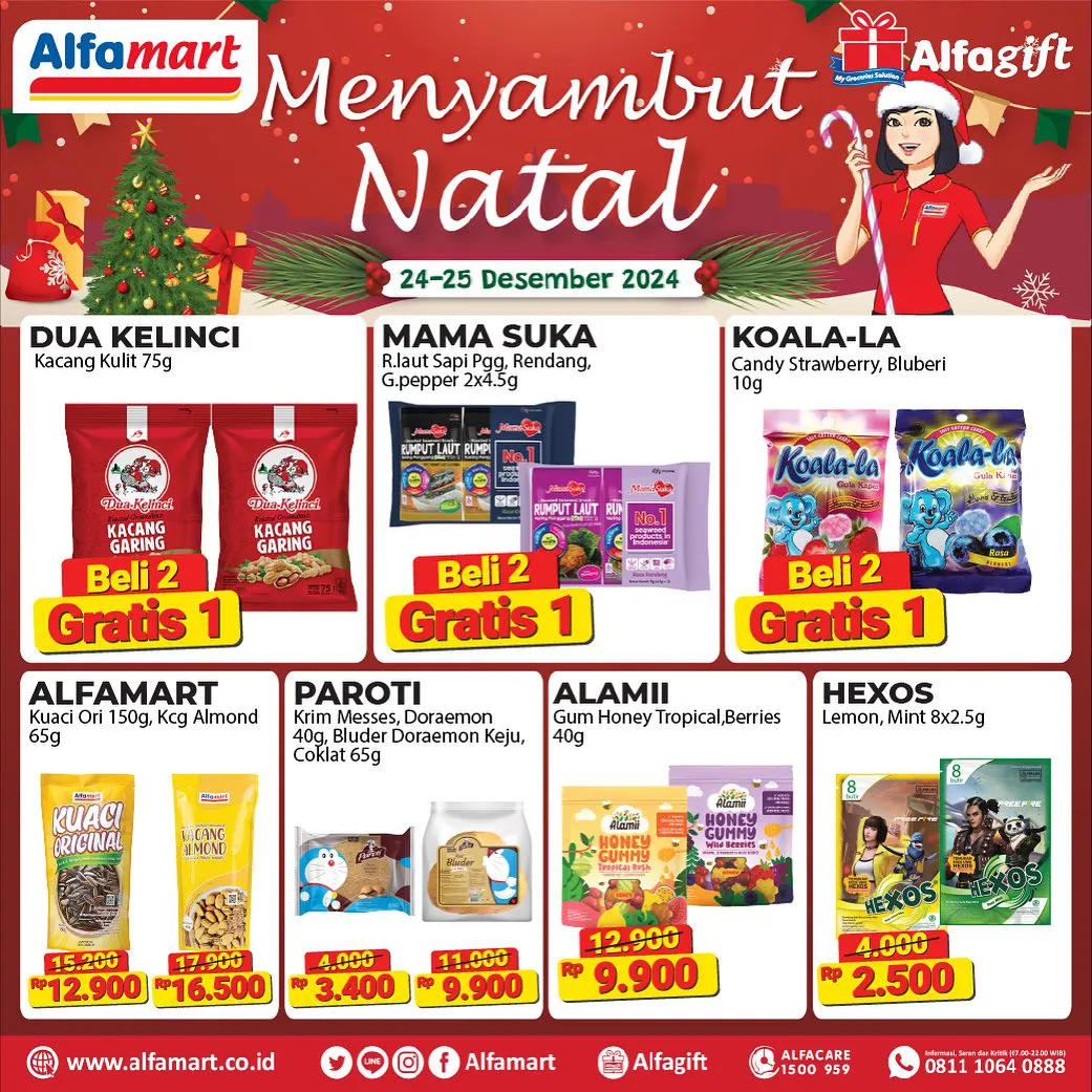 Promo Alfamart Spesial Natal Periode 24-25 Desember 2024