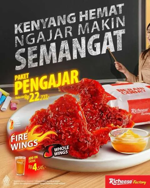 Promo Richeese Factory Paket Pengajar September