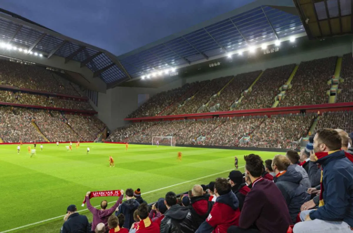 Kapasitas Anfield bakal diperbesar hingga 61.000 tempat duduk