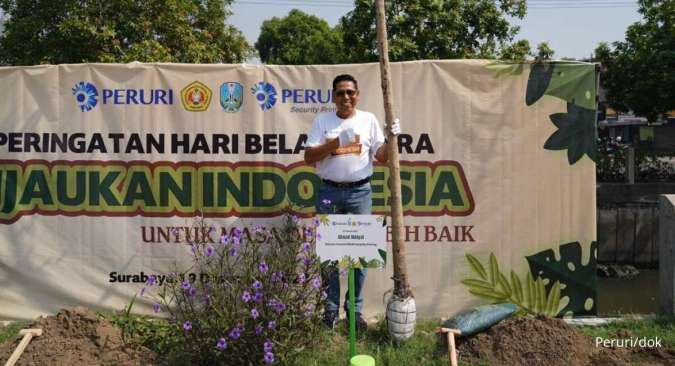 Sambut Hari Bela Negara, Peruri Tanam 500 Pohon di Jawa Timur