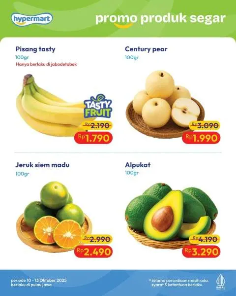 Promo JSM Hypermart Weekend Periode 10-13 Oktober 2025