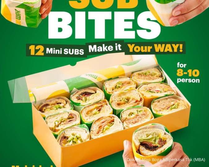 Subway Hadir dalam Bentuk yang Lebih Mini Cocok untuk Makan Bersama