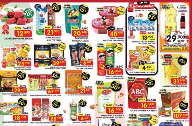 Promo Superindo Hari Periode 6-8 September 2024, Ada Diskon 50% dan Beli 1 Gratis 1