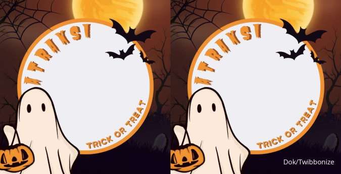 Kumpulan Twibbon Halloween 2023, Cocok untuk Foto Perayaan Pesta Kostum 
