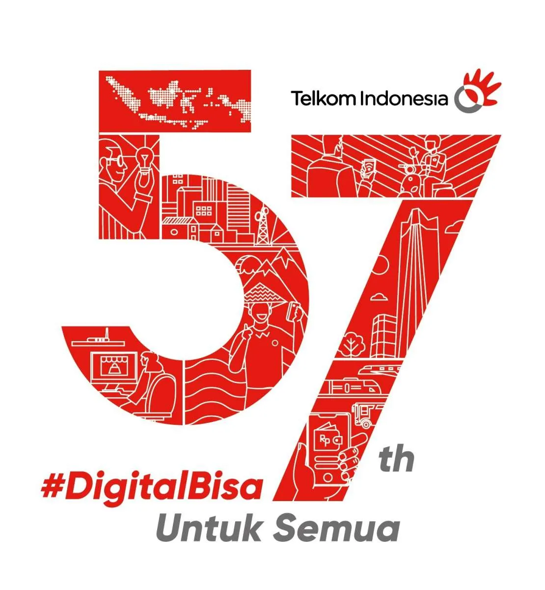57 Tahun Telkom Indonesia, Akselerasi Terwujudnya Mimpi Anak Bangsa Melalui Digitalis