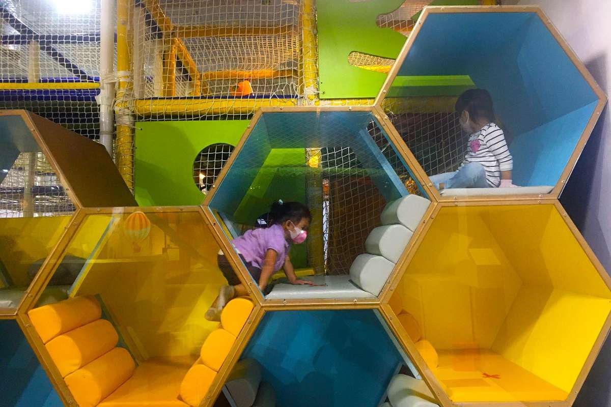 Tempat bermain anak dukung tingkat kunjungan mal
