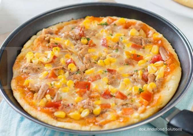 Resep Pizza Tuna Tanpa Oven, Masak Pizza yang Mudah Cuma Pakai Teflon