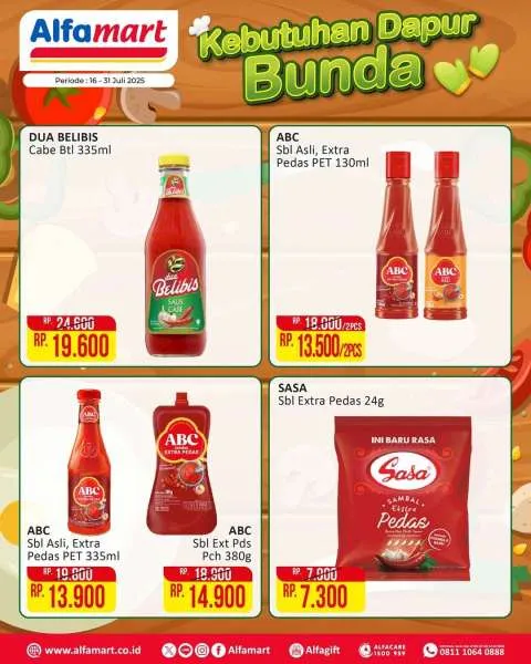 Promo Alfamart Kebutuhan Dapur Periode 16-31 Juli 2025