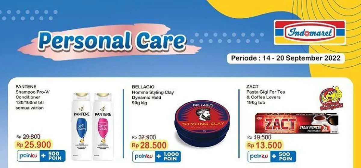 Promo Indomaret Sampai 20 September 2022, Produk Personal Care yang Lebih Murah