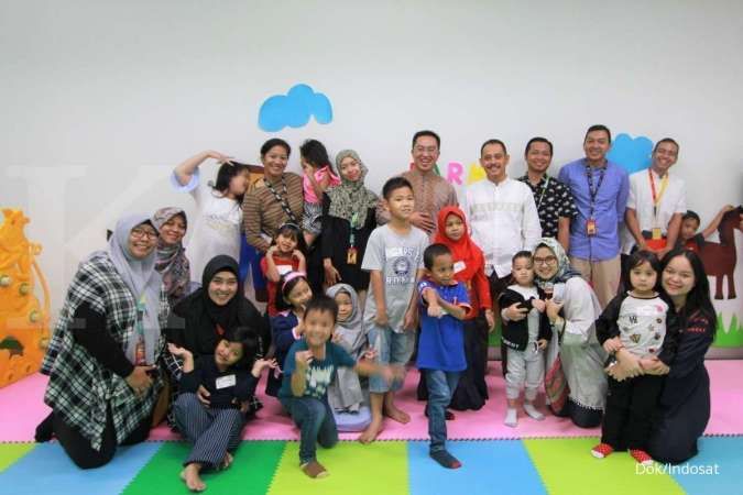 Pengasuh belum kembali dari kampung, Indosat Ooredoo sediakan fasilitas daycare