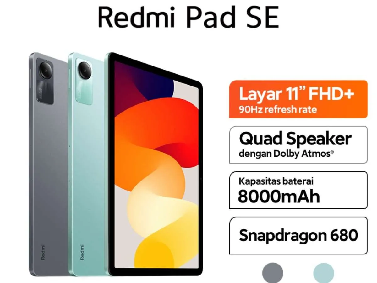 Tablet Murah Baru, Harga Redmi Pad SE Hanya Rp 1.999.000