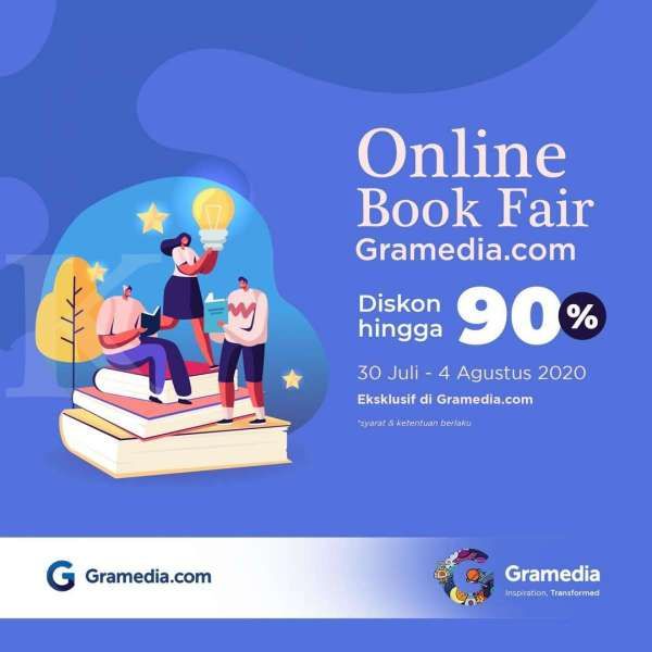 Online Book Fair Gramedia.com 30 Juli – 4 Agustus 2020