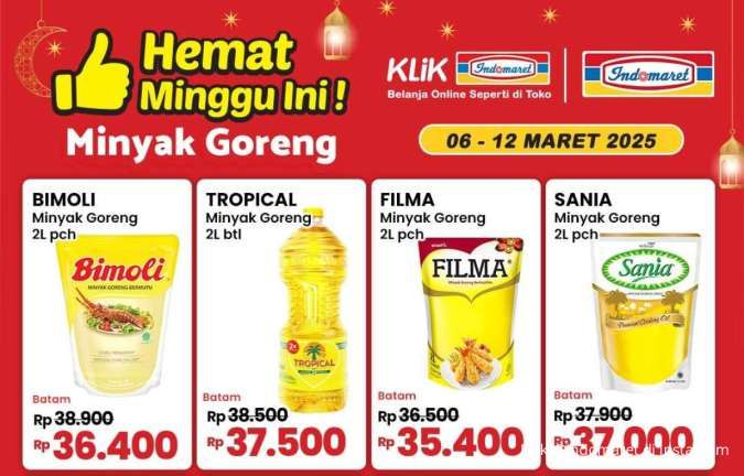 Promo Minyak Goreng di Indomaret Akan Berakhir, Filma dan Sania Hemat Minggu Ini