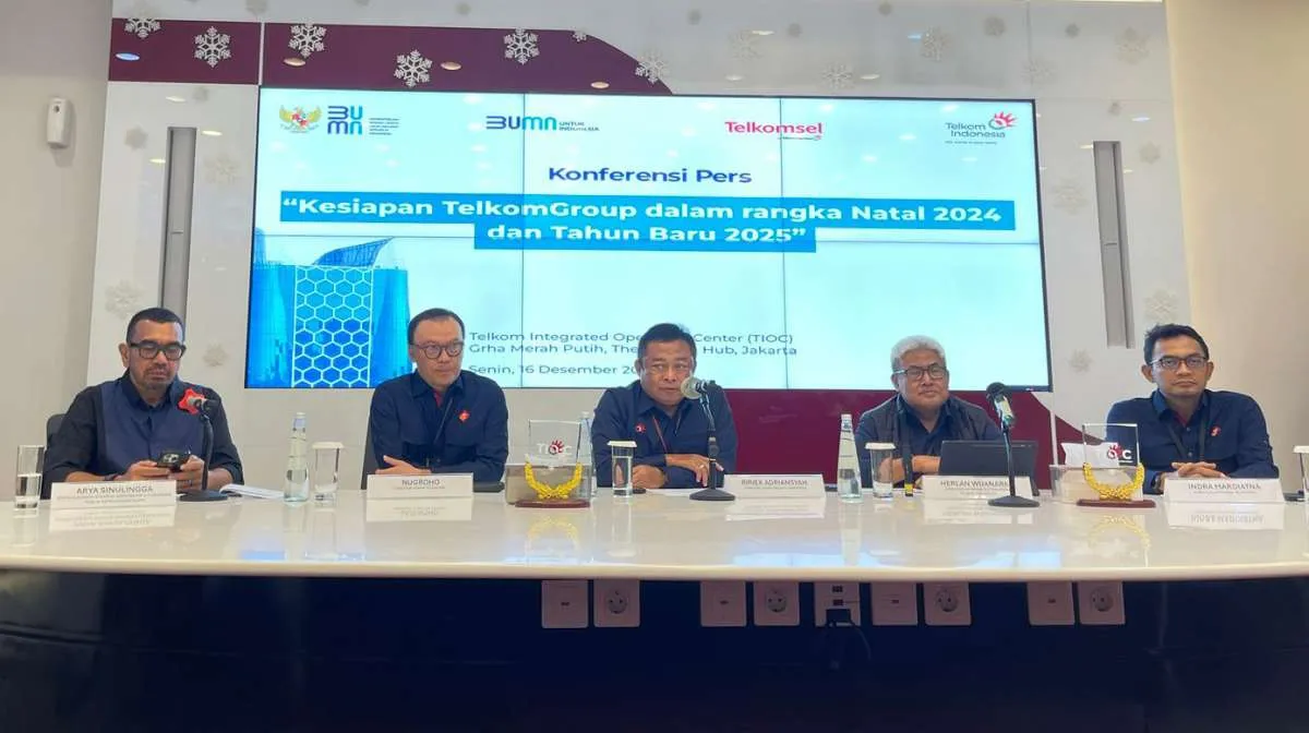 Begini Langkah Telkom (TLKM) Hadapi Lonjakan Trafik Selama Periode Nataru