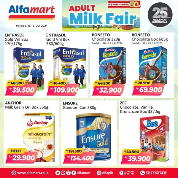 Promo Alfamart Milk Fair Periode 16-31 Juli 2024