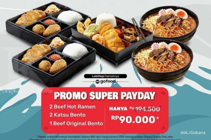 Hari Terakhir! Promo Gokana 30 November 2021, Super Payday 5 Porsi Jumbo Rp 90.000