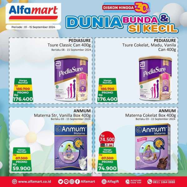 Promo Alfamart 1-15 September 2024 Dunia Bunda dan Si Kecil