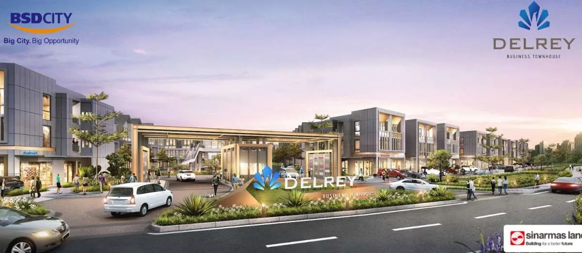 Sinar Mas Land Hadirkan Delrey, Area Komersial Terbaru Business Townhouse di BSD City