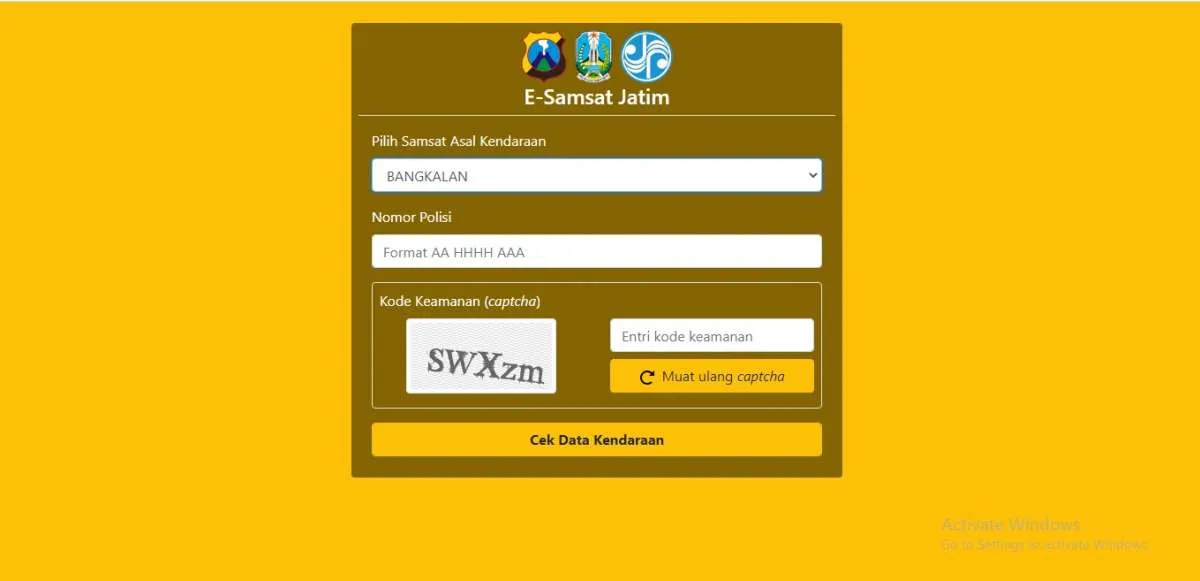 ​Cara bayar pajak kendaraan online di Jawa Timur melalui E-Samsat Jatim