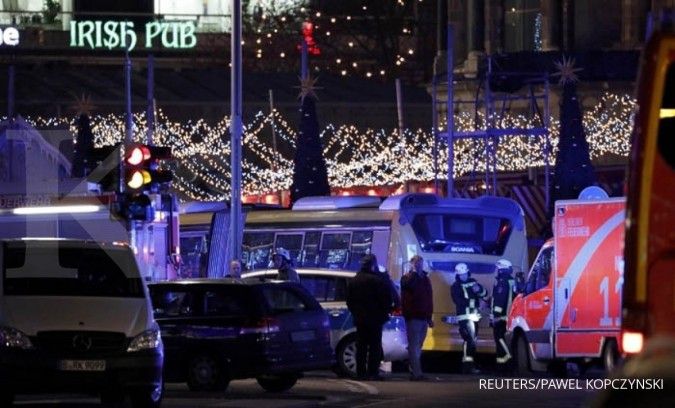 9 tewas pada insiden truk di pasar Natal Berlin 