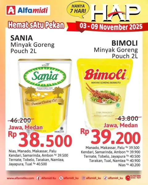 Promo Alfamidi Hemat Satu Pekan Periode 3-9 November 2025