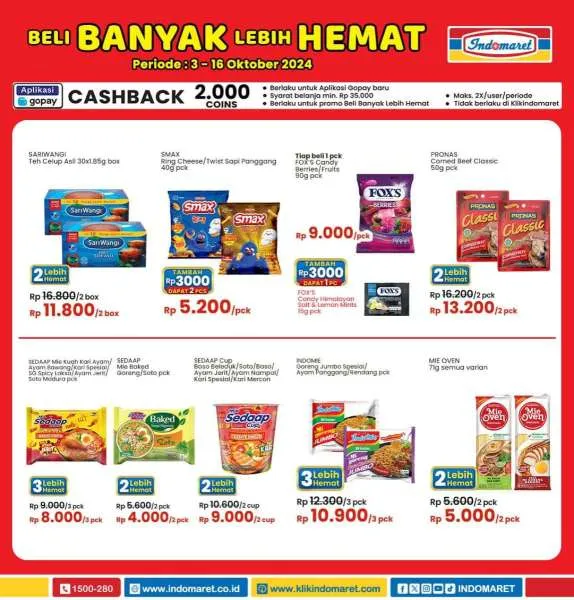 Promo Indomaret Super Hemat Periode 3-16 Oktober 2024