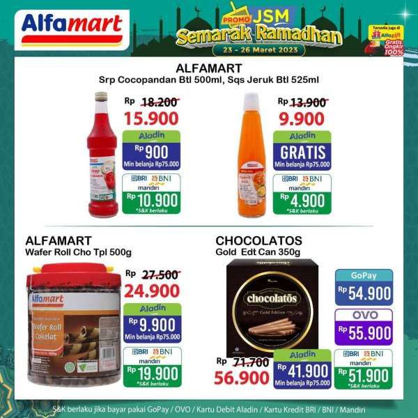 Katalog Promo JSM Alfamart Terbaru 23-26 Maret 2023, Promo Semarak Ramadhan