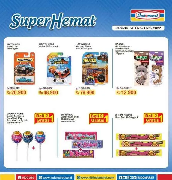 Promo Indomaret Super Hemat 26 Oktober-1 November 2022