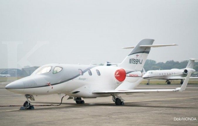 Pesawat HondaJet mendarat di Indonesia