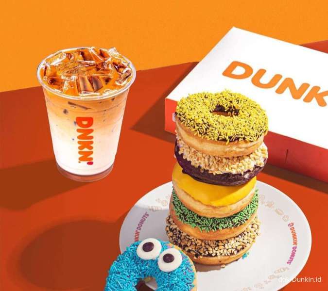 Cara Mendapatkan Promo Beli 8 Donut Gratis 4 Donut + 1 Minuman Dari Dunkin' Donuts