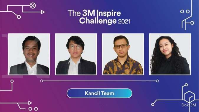 Empat Mahasiswa Tingkat Akhir Team Kancil Berhasil Jadi Juara Nasional Indonesia dalam Kompetisi 3M Inspire Chalenge