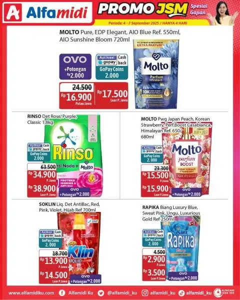 Promo JSM Alfamidi Hanya 4 Hari Periode 4-7 September 2025