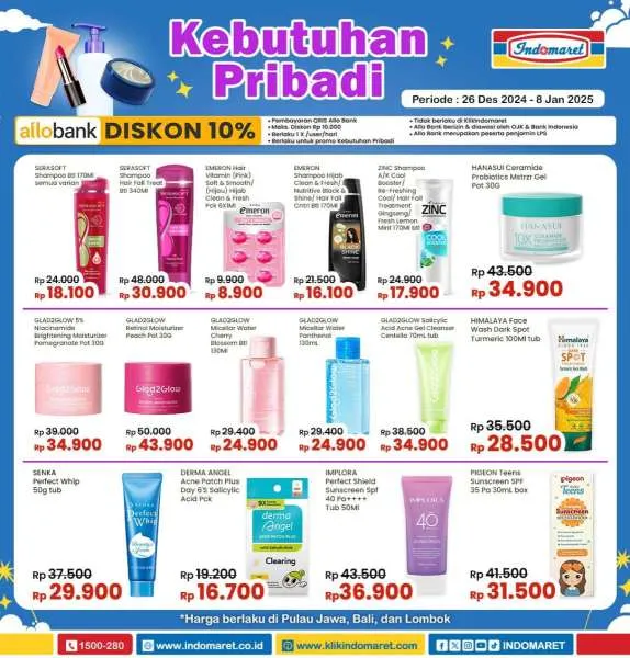 Promo Indomaret Super Hemat Periode 26 Desember 2024-8 Januari 2025
