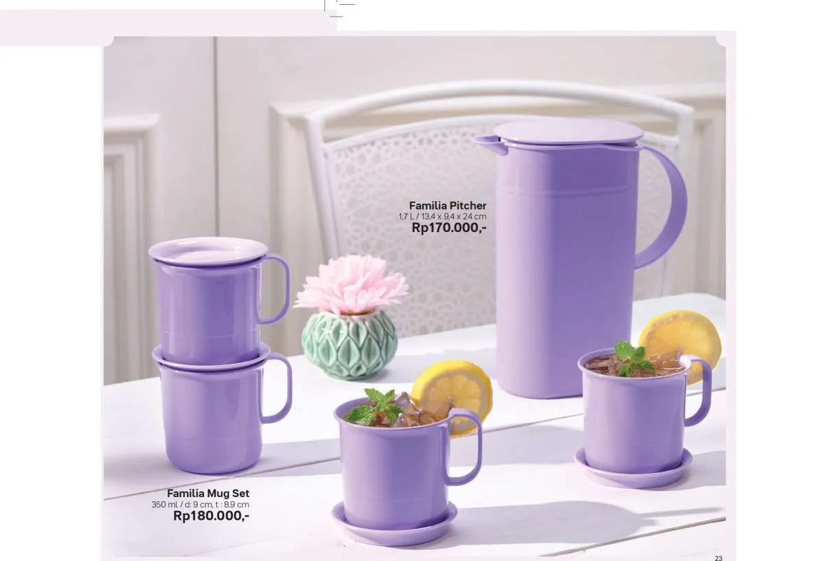 Katalog promo Tupperware Oktober 2021, khusus perabotan minum ada produk baru