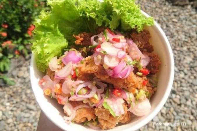 Mudah Dibuat dan Menggoda Lidah, Ini Resep Ayam Krispi Sambal Matah