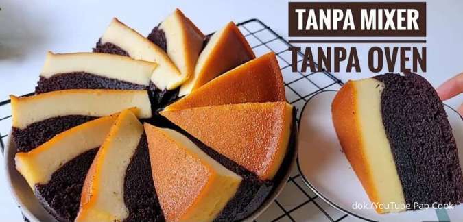 Resep Brownies Puding Karamel Roti Tawar Tanpa Mixer dan Oven, Hasilnya Lembut Banget